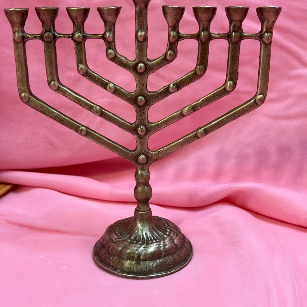 Vintage Brass/ Metal Menorah